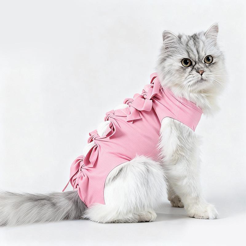 Traje Quirúrgico de Esterilización para Gatas, Traje de Destete, Ropa Anti-mordeduras para Gatos