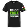 2026 Huge Fart Loading Printing Summer Unisexs High Quality Cotton Casual Short Sleeved Popular Loose Oneck Breathable Tops