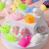 Japan Moe Small Animal Squeeze Toy: Soft Rubber Dumpling Peach