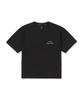 SNOWPEAK APPAREL Aerocool Women'S Color Semi-Crop Short Sleeve T-Shirt (S25Mwfts77) Black