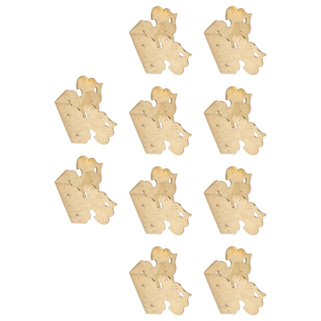 Eckenschutz Kupfer Tischkante Schutzwerkzeug für Schmuckgeschenk Holzkisten Schränke Messing