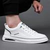 2025 Summer Autumn Trend Men's Shoes Cowhide Fashion Casual Shoes Sports Breathable Soft Sole Versatile Men's Board Shoes
