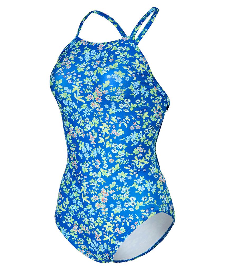 Laelliseupocheu [Psla127 Blu] Flora Backless Double Strap Blue