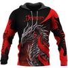Herrhoodie med tryck av kinesisk drake Mode 3D-drakmönster Ny sweatshirt Hip Hop Harajuku Oversized Pullover Herrkläder