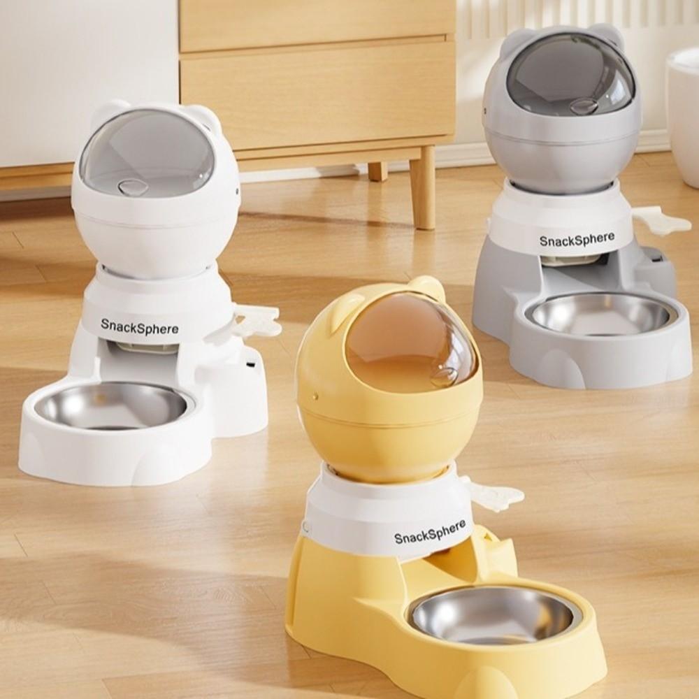 Visual Window Automatic Pet Feeder Large Capacity Pet Food Dispenser Cat Feeding Bowl Multi-Pet