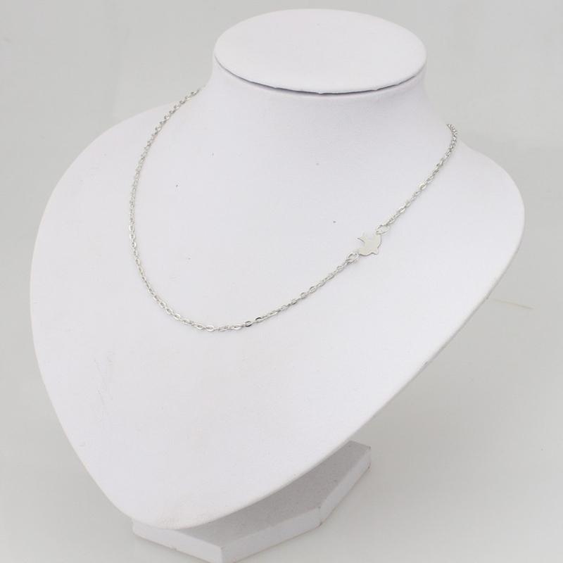 Golden Moon Star Heart Pendant Necklaces Crescent Pendant Chokers Necklaces For Women Round Circle Jewelry