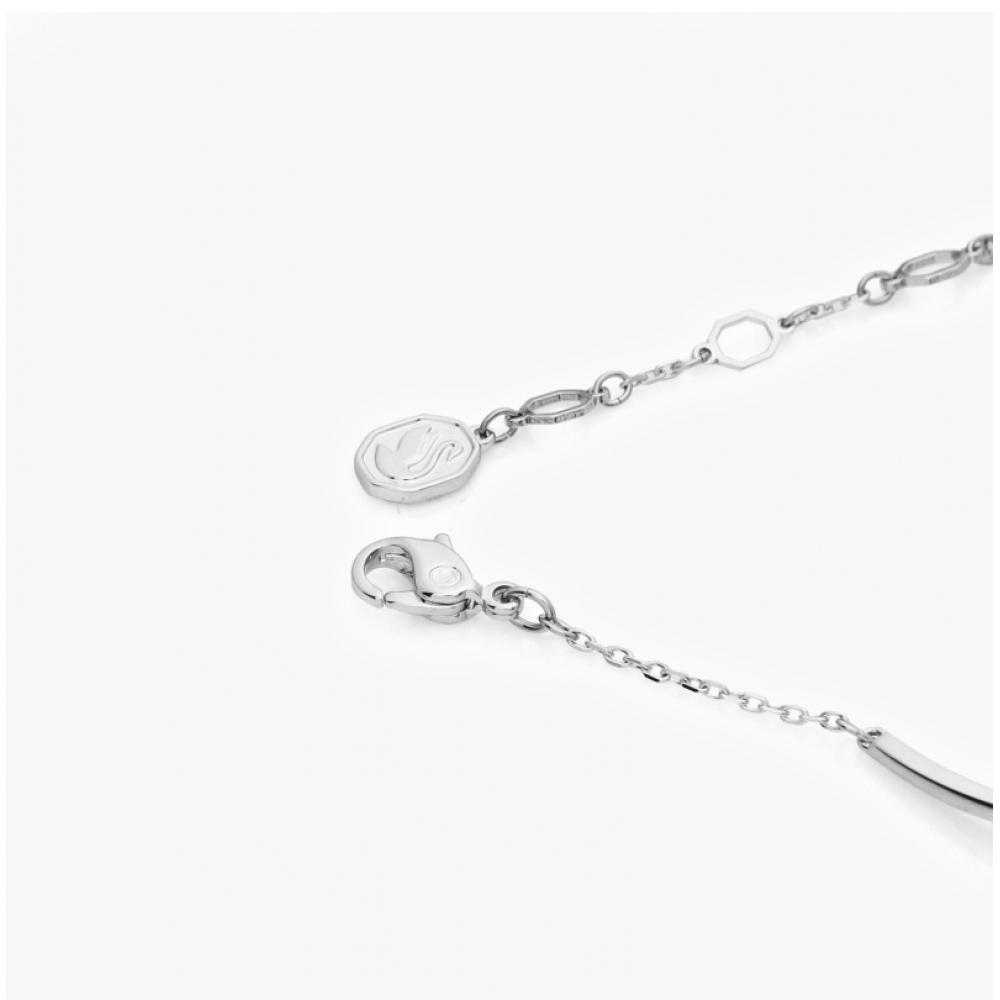 Swarovski 5684385 Idyllia Hyperbola Heart Bangle Medium Bracelet