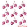 10PCS Wholesale Pink Bow Crown Lips Embroidery Patches For Clothing DIY Thermoadhesive Patches On Clothes Iron On Patch Backpack