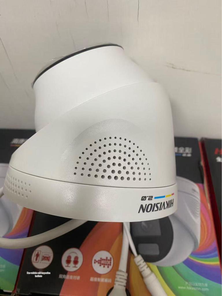 Hikvision 6MP Ultra Full Color 2.0 POE Turret Camera with Two-Way Audio