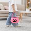 Halloween Pumpkin Candy Bag for Kids Reusable Non-Woven Trick or Treat Bucket Pumpkin