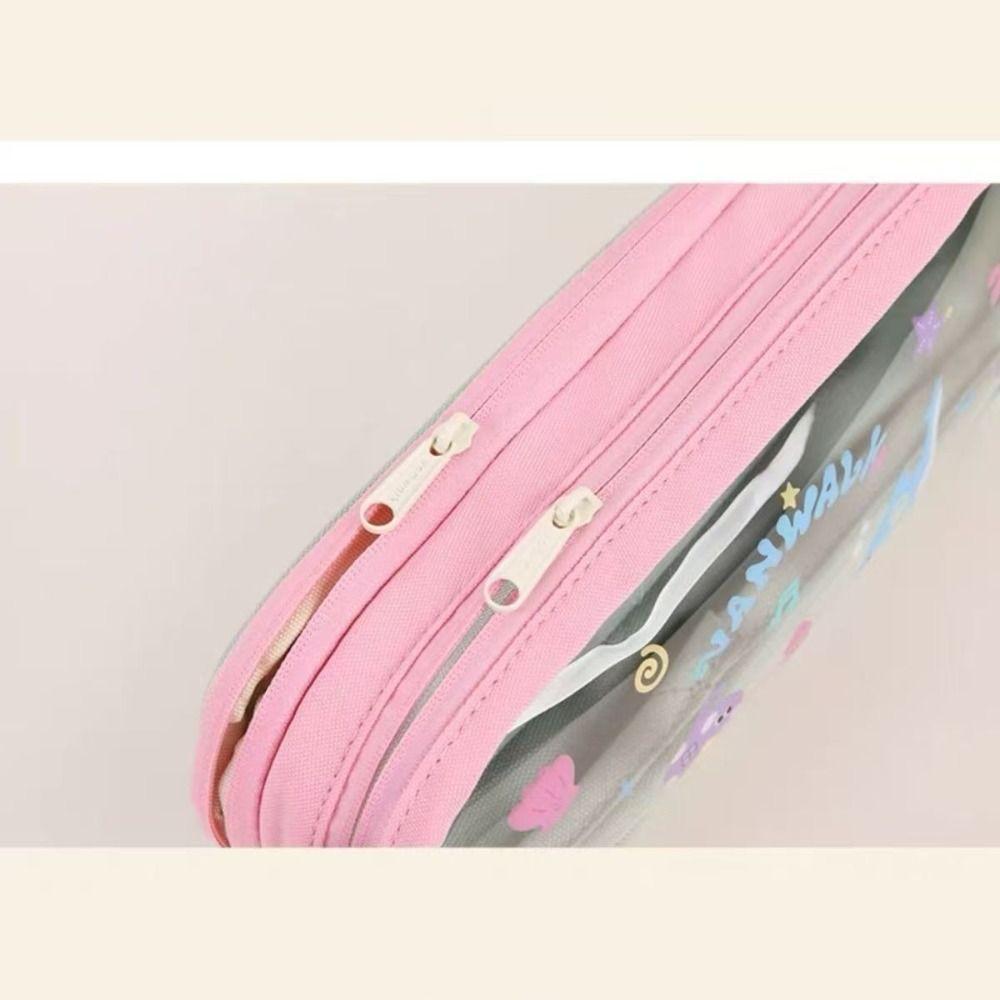 Multi-functional Pen Bag Bear Shape Pencil Case High Quality Pen Box  School Office