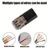 Double Wire Plug In Connectors Screwless Quick Dual Wire Terminal Block Suitable For Hard Wires