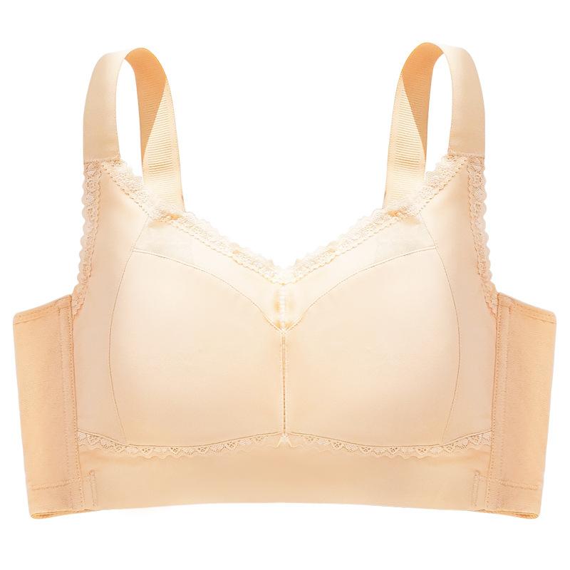 Underwear Women's Thin Full Cup Adjustable Bra with Gathered and Gathered Accessory Breasts Anti Sagging Plus Size Bra