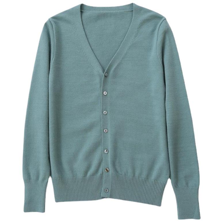 2026 A/W Women's Core-Spun V-Neck Soft Long-Sleeve Knit Cardigan Sweater