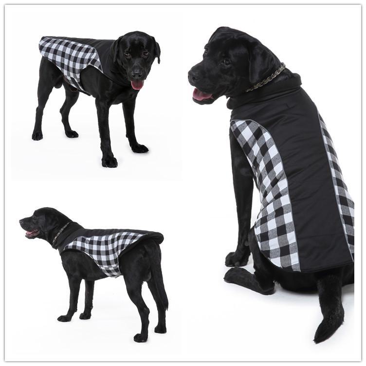 Meiqi Reflective Winter Jacket for Large Dogs - Pet Coat for Shiba Inu & Golden Retriever