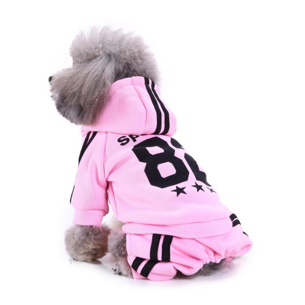 Pet dog clothes thermal sweater velvet four-legged clothes autumn and winter casual pet clothes small dog