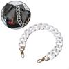 Acrylic Flat Chain Strap 45cm Fashion Detachable Craft Matte Luxury Accessories Chunky
