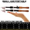Ultra-short Section Sea Rod Portable Telescopic Small Sea Rod Lure Fishing Rod 1.3-1.8m Carbon Spinning Casting Baitcasting Light Travel Lure Rod