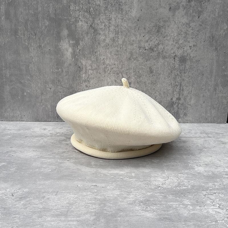 Extra Gentle Retro Crimped Beret Women'S Spring Summer Versatile Painter Hat Showing Face Small Octagonal Hat 25