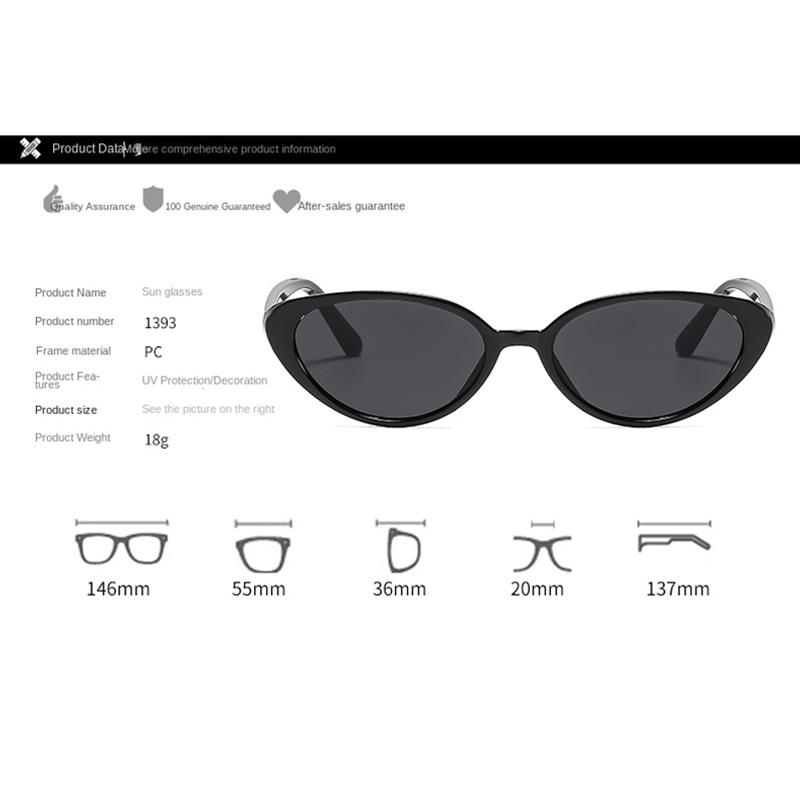 Exquisite Trend Cat Eye Sunglasses Women Men Personality Fashion Sun Glasses Street Photography Glasses