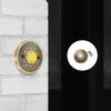 Antieke Afwerking Metalen Deurbelknop Ingebouwd Licht Eenvoudige Montage Huisbeveiliging Upgrades Geschikt voor de Nacht