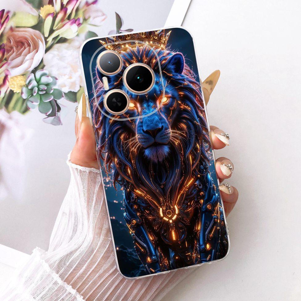 Case For Honor Power 5G Cover DVD-AN00 Transparent Fashion Butterfly Cute Cat Cool Painted Soft Phone Casing For Honor Power 5G