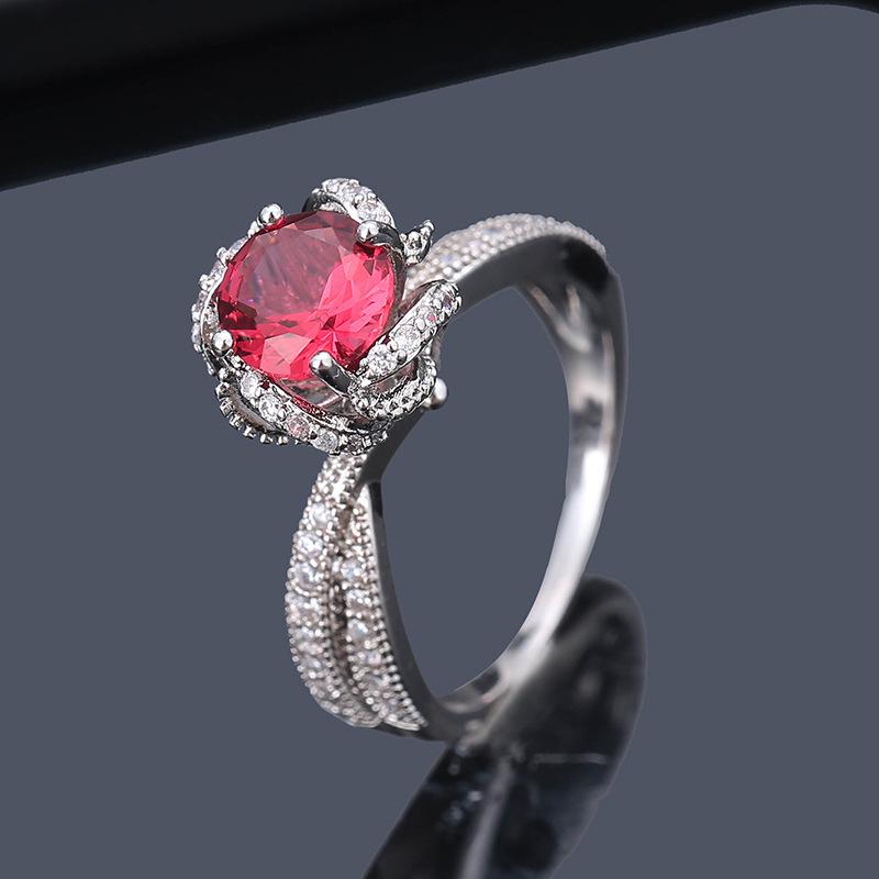 Trendy Zircon Princess Ring – European  American Style Size 7