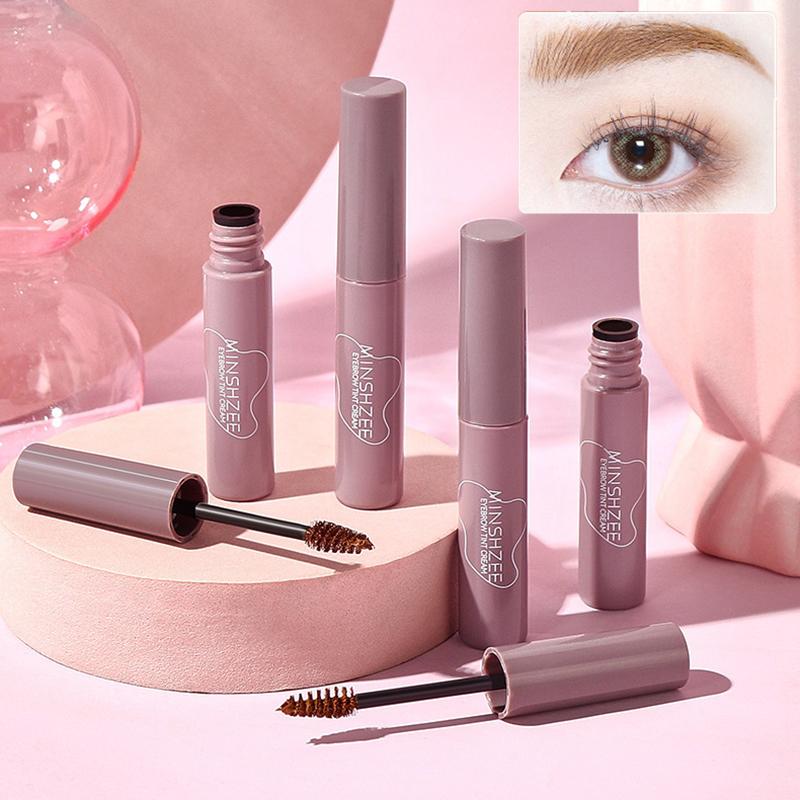 4 Colors Eyebrow Tint Waterproof Long Lasting Coffee Brown Color Eyebrow Gel Paint Eyebrow Tint Makeup Tool Brow Enhancer Cream