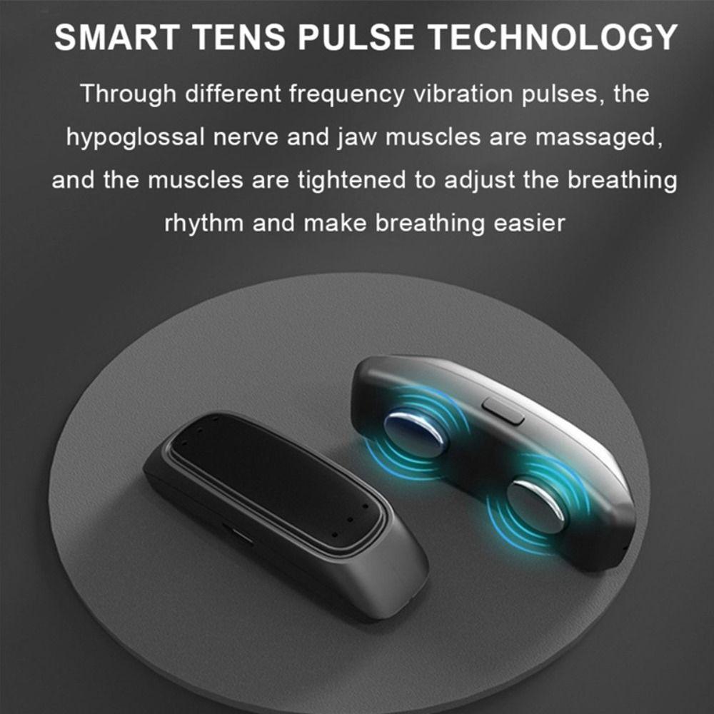 Device Smart Anti Snoring Device EMS Pulse Snoring Stop for Men Women Electric Snoring Corrector