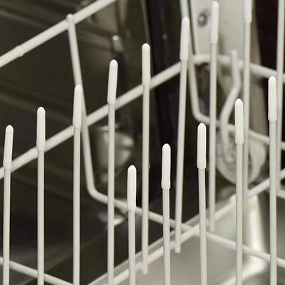 50Pcs Dishwasher Rack Caps Tip Tine Cover Cap Flexible Round End Caps Protective Sleeves For Sharp Article To Prevent Collision