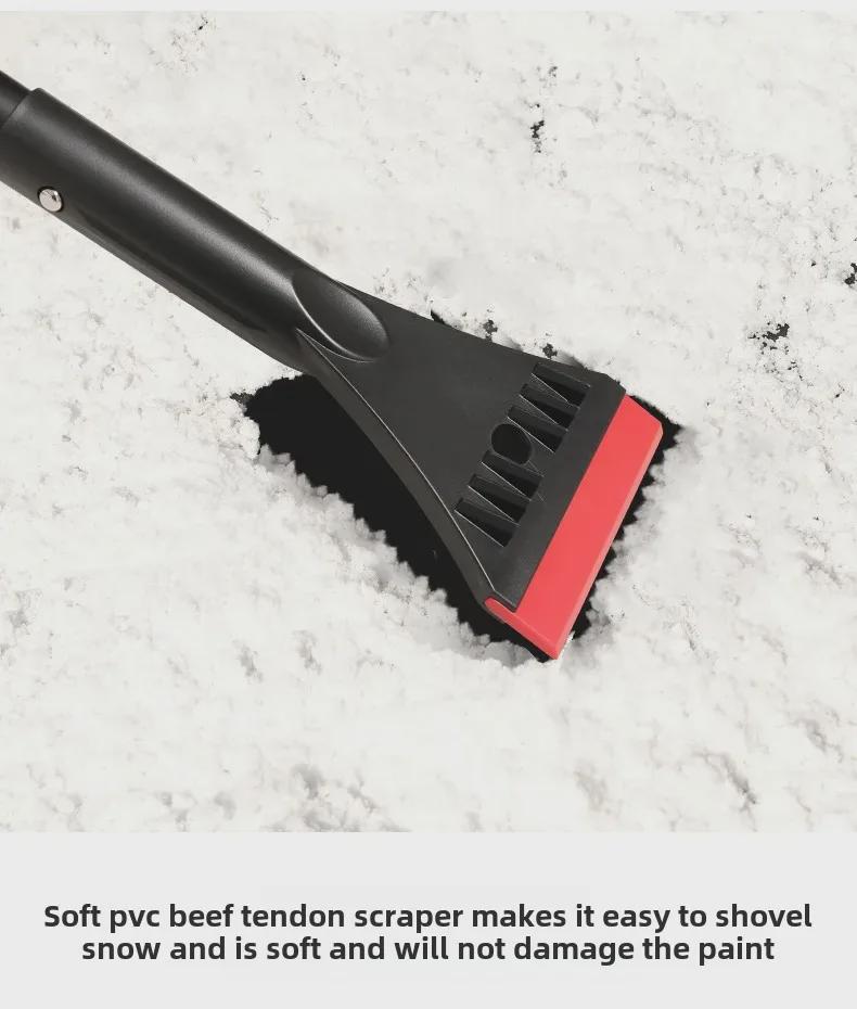 3-in-1 Multifunctional Car Snow Shovel: De-icer, Snow Sweeping, and Removal Tool