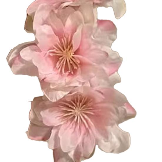 Hairpin 3D Artificial Flower Decor Hair Comb Easy To Wear Broken Hair Fixer Outdoor Travel Hair Stick Hair