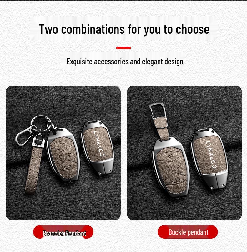 Lynk & Co 03 Key Case: Anti-Drop Protective Shell with Buckle for Models 01/02/05/06/08/09 - Men & Women