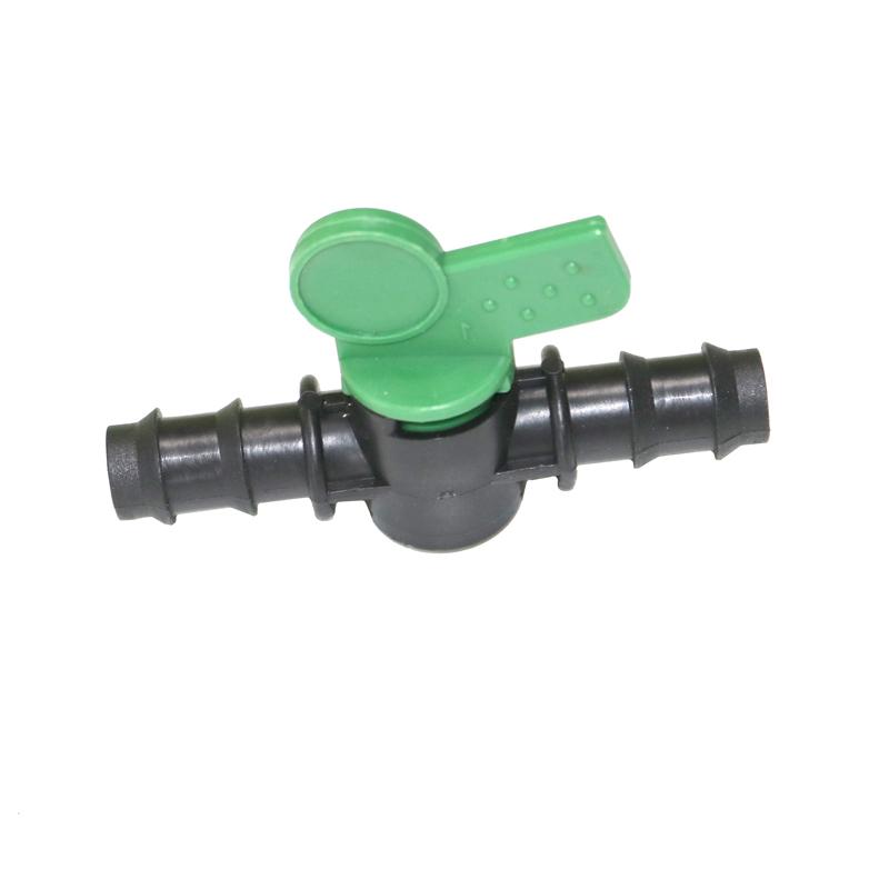 5 Pcs New Valve With Double Barb Irrigation Water Flow Control Hose Connection Size 13mm Used To Homebrew Drip Irrigation System