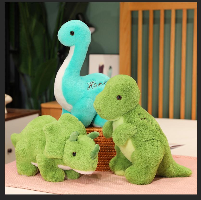 Dinosaur Theme Soft Plush Toy Triceratops Stegosaurs Tyrannosaurus Rex Stuffed Plushies Dolls Roar Birthday Ideal For Children Boy Gifts
