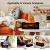 7 Color Flame Light Air Humidifier Household Room Essential Oil Diffuser Portable Fireplace Aroma Humidifier