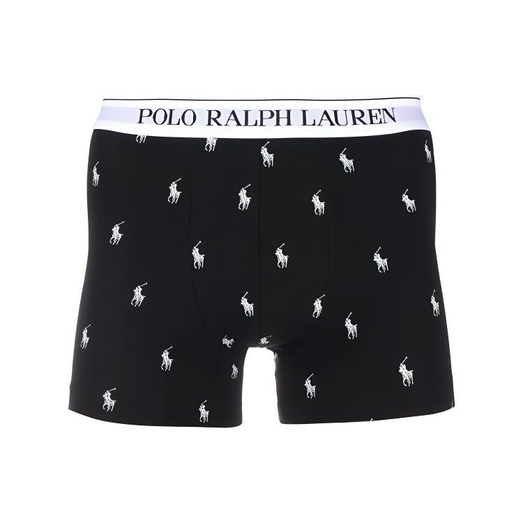 Polo Ralph Lauren SS22 Striped All Over Logo Print Boxer Briefs 5 Pack Men Underwear 714864292-004