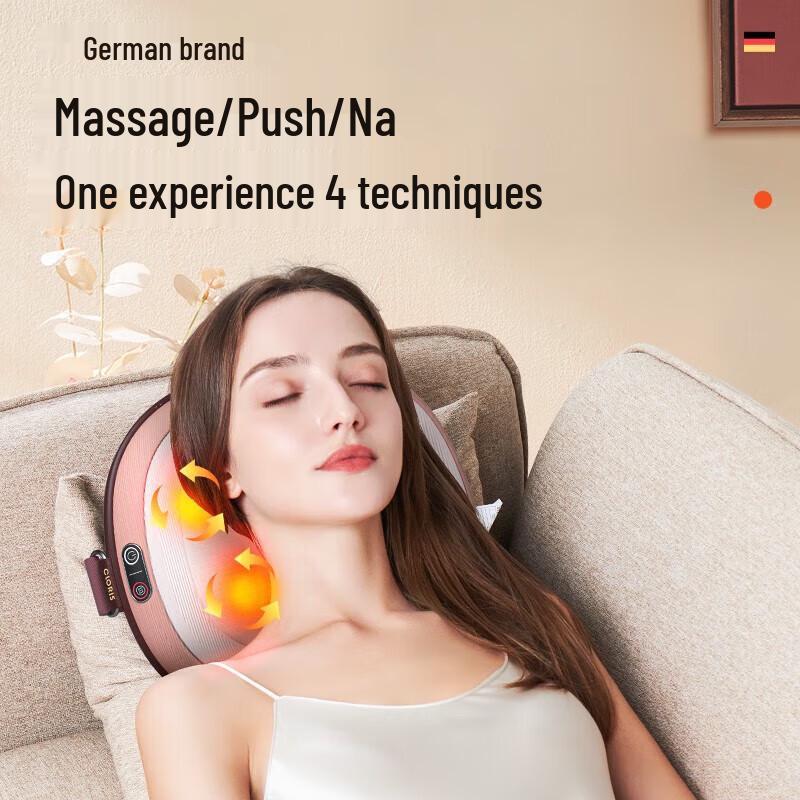 CLORIS Multi-Site Kneading Heat Massage Pillow