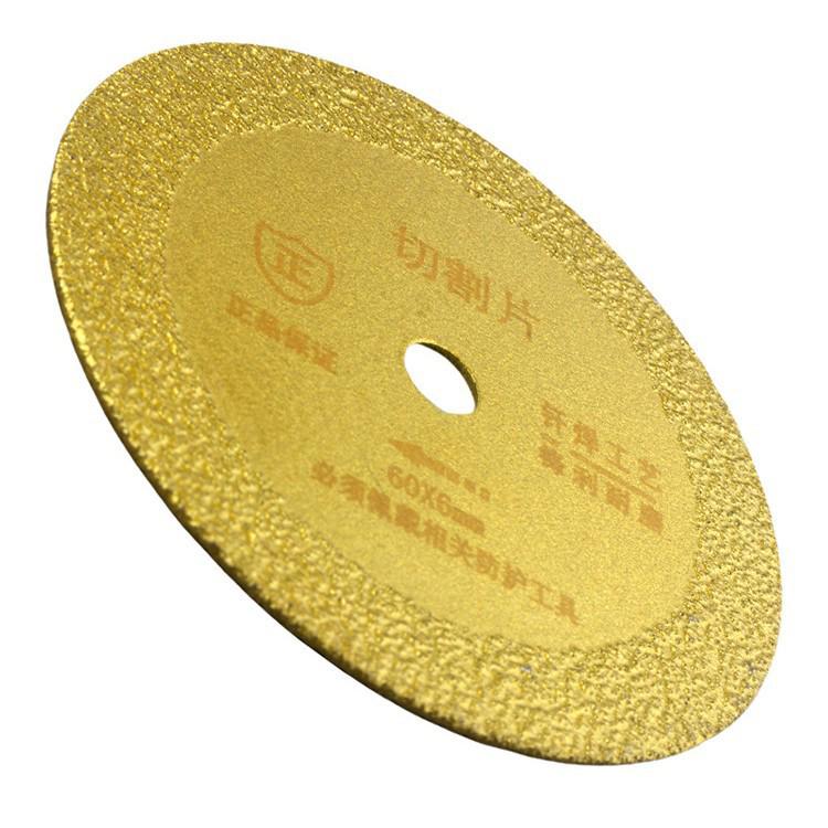 Diamond Cutting & Grinding Disc Set for Electric Drills: Small Saw Blade for Tile, Grout, Stone, and Carving.