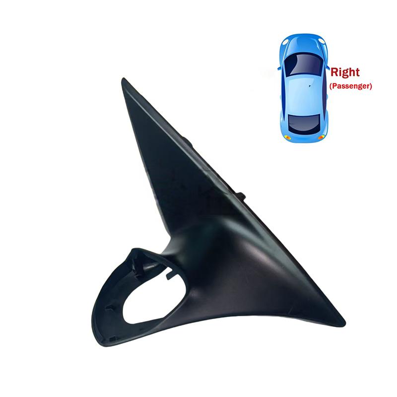 Black Front Window Triangle Trim Mirror Cover Base Holder for Mercedes-Benz W206 C-Class 2024