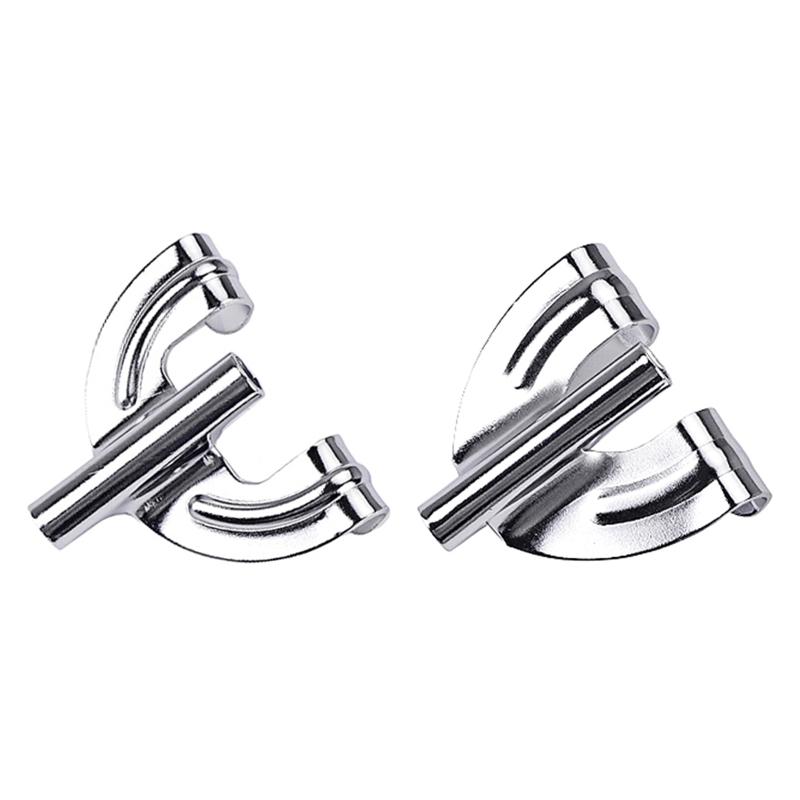 10 Pieces Bass Drum Claw Hook Snare Drum Lug Metal Claw Hook for Drum Set Drum Kit Replacement Parts Easy to Install