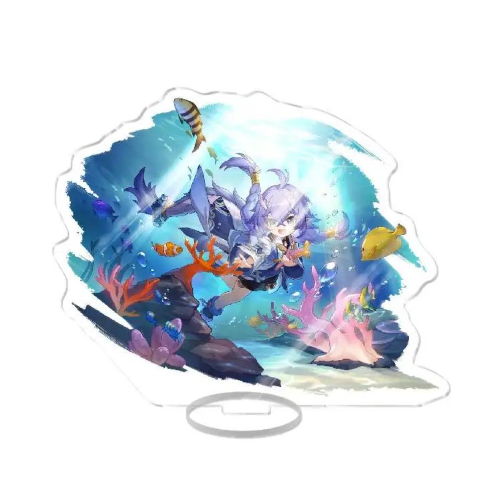 Honkai: Star Rail Double Sided Print Large Acrylic Keychain Standee Interstellar Game Character Dorm Table Ornament Anime Fan