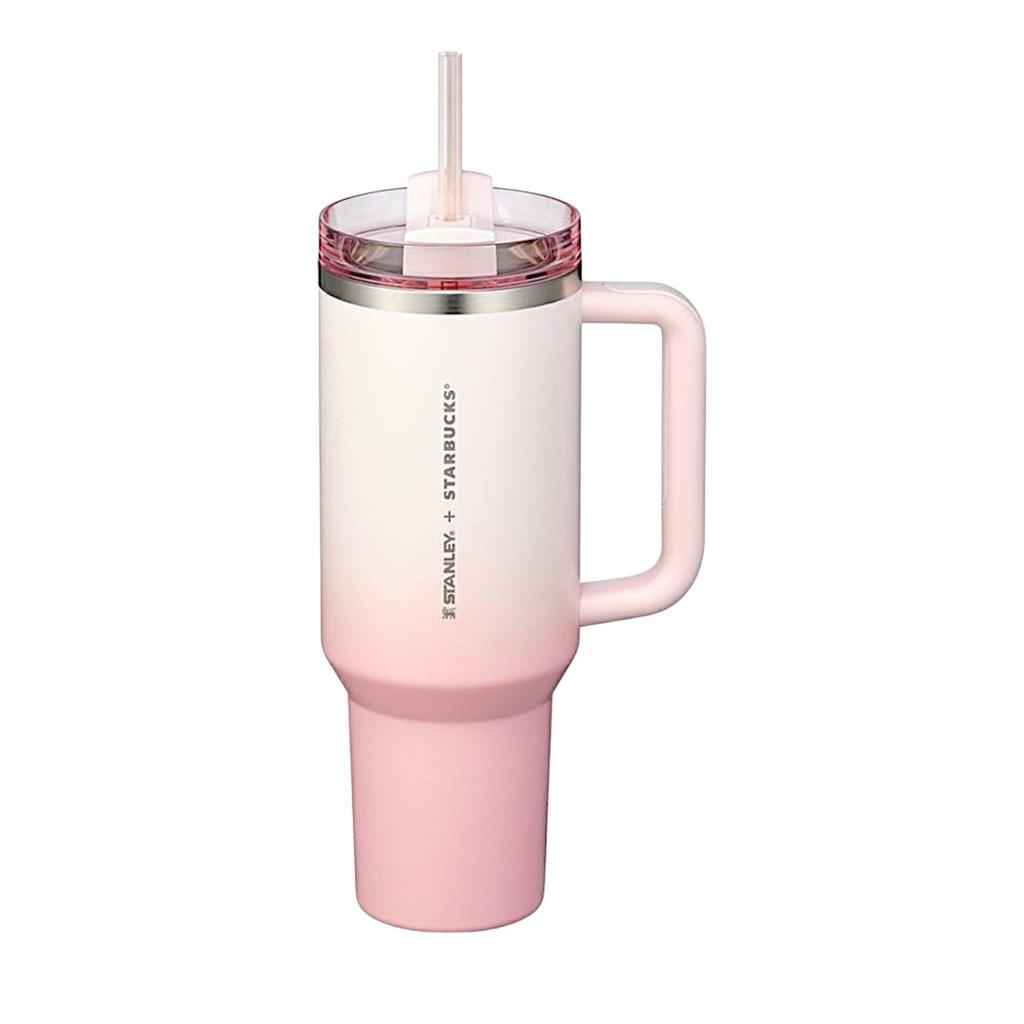 Korea Starbucks SS Stanley Pink Quencher Tumbler 1183ml – Stylish and Durable Hydration Companion