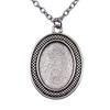 45cm Or 70cm Long Chain Necklace Oval Glass Cabochon Base Setting Tray Minimalist Jewelry Components QN054