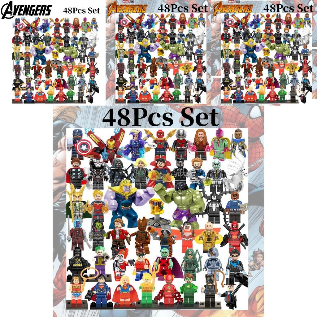 High-quality Abs Plastic Superhero Moc Building Blocks Toy Set Diy For Kids