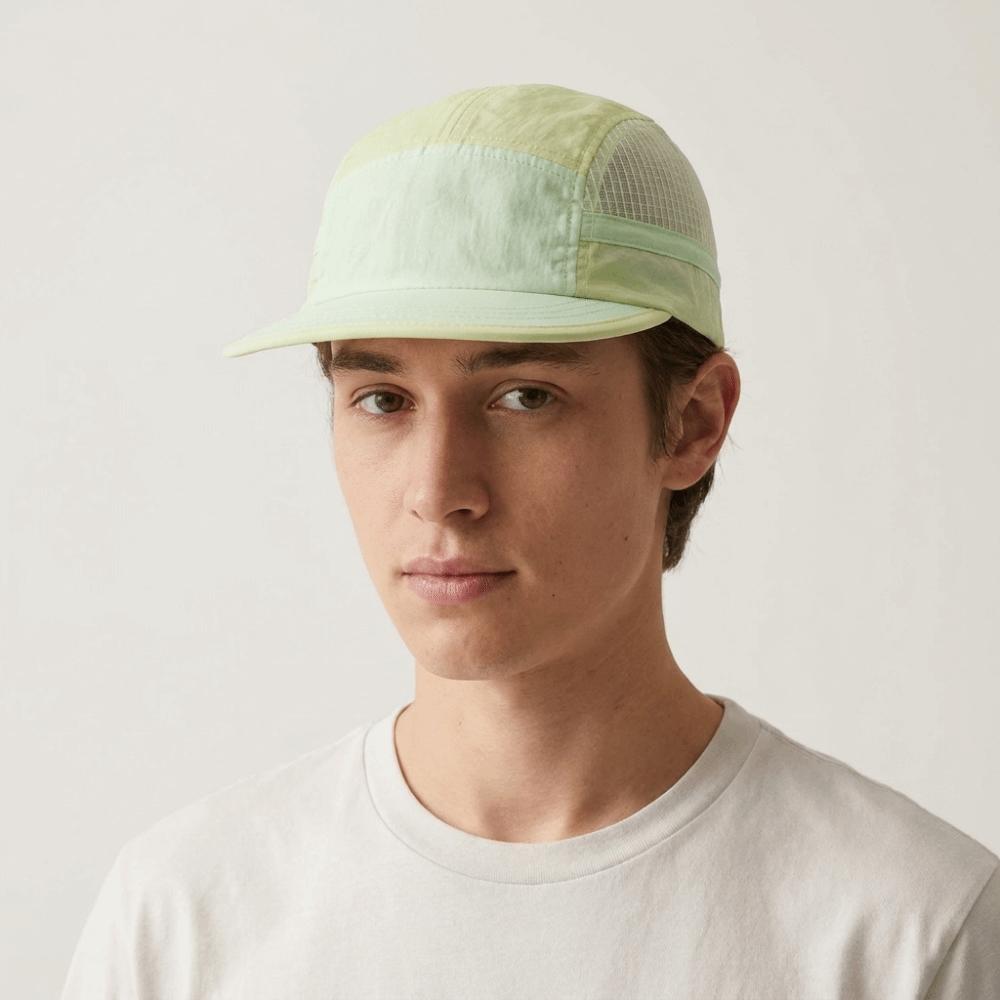 Color-Blocked Quick-drying Baseball Cap Soft Brim Mesh Running Caps Daily Wear