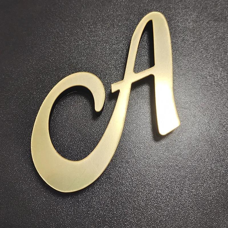 10cm/3.93in Fashionable Italicized English Letter Wall Stickers Modern Home Background Wall Decoration Stickers Creative DIY Wal