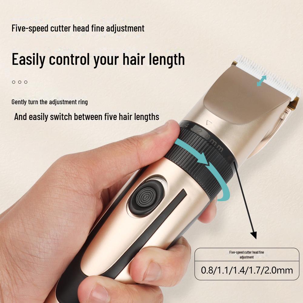 Electric Hair Clipper for Infants with Ceramic Blade - Household Spot Five-Speed Fine-Tuning Clipper for Young Children