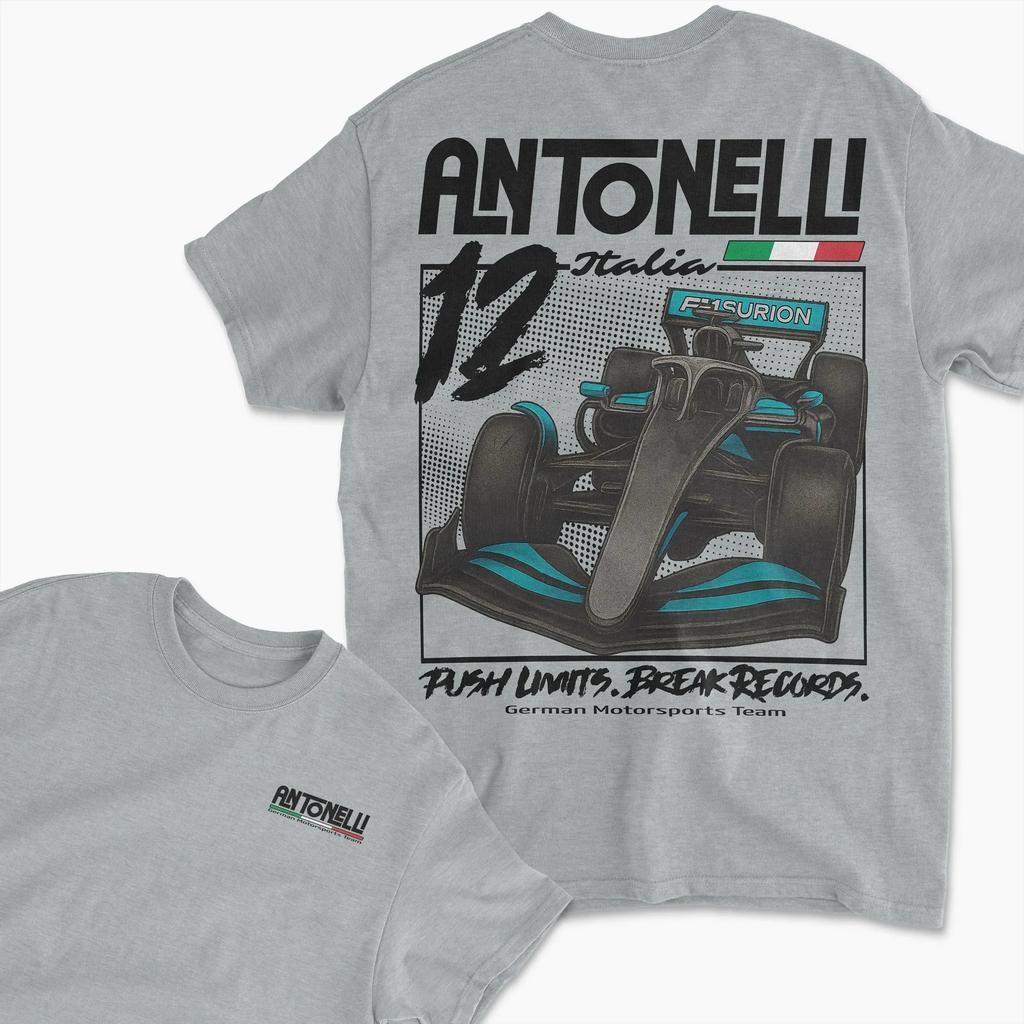 Racer Kimi Antonelli Grand Prix Champion Unisex Cotton Shirt 2026 Summer New O-neck Men Y2k Short Sleeve Graphicst Tshirt
