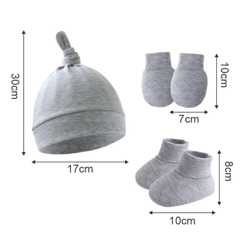 Kids Baby Clothes Accessories Set Baby Hat Mitten and Socks